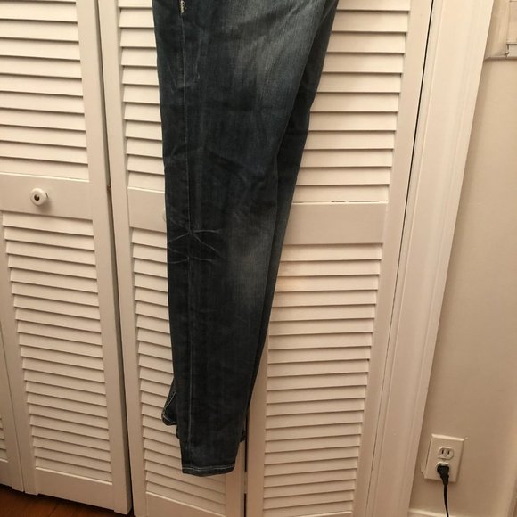 Grace in LA Easy Fit Bootcut Embroidered Embellished Denim Blue Jeans, 19 - Picture 12 of 13